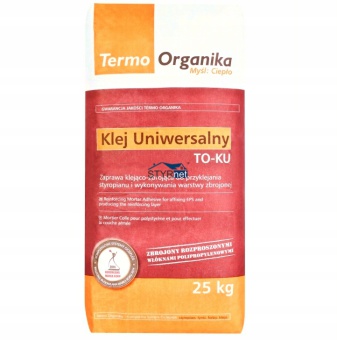 TERMOORGANIKA KLEJ DO STYROPIANU EPS SIATKI 25kg