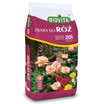 BIOVITA ZIEMIA PODŁOŻE DO UPRAWY SADZENIA RÓŻ 20L