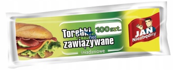 JAN NIEZBĘDNY TOREBKI ŚNIADANIOWE WIĄZANE 100 SZT