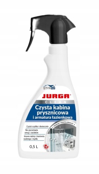 JURGA CLEAN PŁYN DO MYCIA KABIN PRYSZNICOWYCH 0,5L