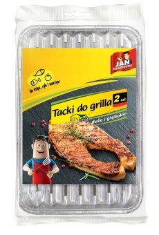 JAN NIEZBĘDNY TACKI DO GRILLA DUŻE 34x23 2 SZTUKI