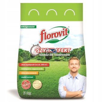 FLOROVIT NAWÓZ DO TRAWY TRAWNIKÓW SZYBKI EFEKT 5kg