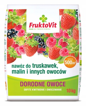 FRUKTOVIT PLUS NAWÓZ DO TRUSKAWEK MALIN JEŻYN 10KG