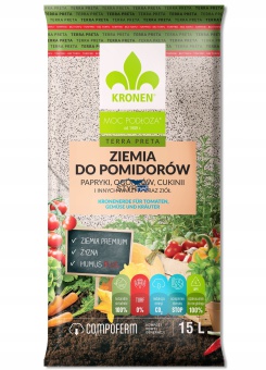 KRONEN ZIEMIA DO POMIDORÓW, PAPRYKI I OGÓRKÓW 15L