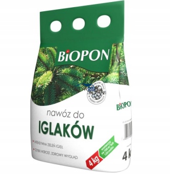 BIOPON WIELOSKŁADNIKOWY NAWÓZ DO IGLAKÓW 4KG