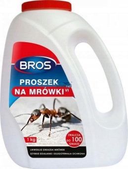 BROS PROSZEK PRZECIWKO MRÓWKOM NA MRÓWKI 1KG