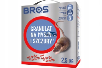 BROS TRUCIZNA TRUTKA NA SZCZURY I MYSZY 2.5KG