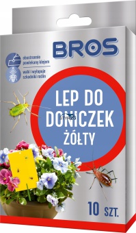 BROS LEP NA OWADY DO DONICZEK ŻÓŁTY 10 SZT