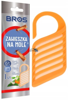 BROS ZAWIESZKA NA MOLE ODZIEŻOWE KWIAT POMARAŃCZY