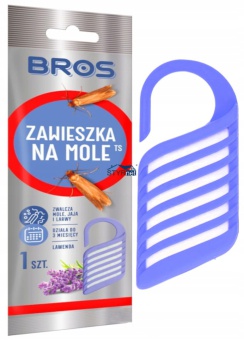 BROS ZAWIESZKA NA MOLE ODZIEŻOWE DO SZAFY LAWENDA