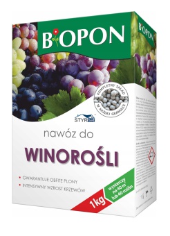 BIOPON WIELOSKŁADNIKOWY NAWÓZ DO WINOROŚLI 1KG