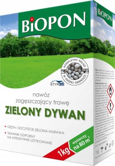 BIOPON NAWÓZ WIELOSKŁADNIKOWY ZIELONY DYWAN 1KG