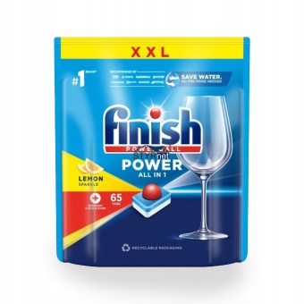 FINISH POWER ALL IN ONE LEMON 65SZT 1,040KG