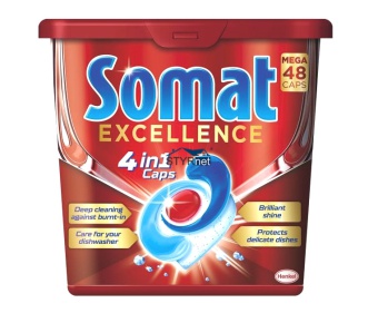 SOMAT EXCELLENCE 4in1 TABLETKI DO ZMYWARKI 48szt