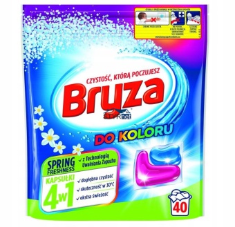 BRYZA 4w1 SPRING FRESHNES KAPSUŁKI DO KOLORU 40szt