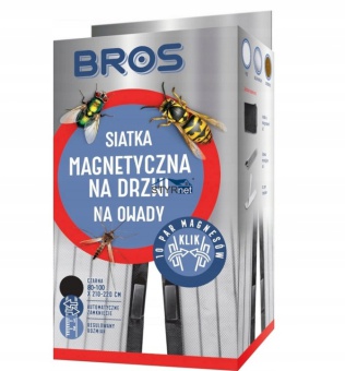 BROS SIATKA MAGNETYCZNA NA DRZWI NA OWADY 100x220