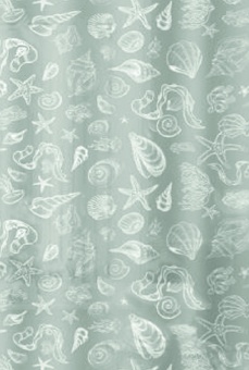 ZASŁONA PRYSZNICOWA BASIC MARE BISK 180 x 200 cm