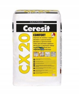 CERESIT CX20 COMFORT SZYBKA ZAPRAWA MONTAŻOWA 20KG