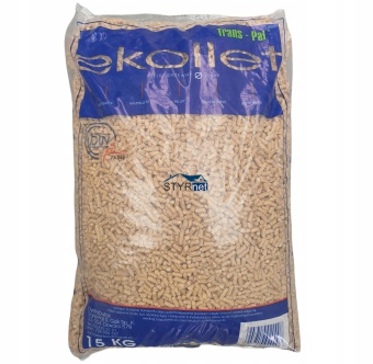 PELLET DRZEWNY IGLASTY 15KG ŻWIREK JASNY PELET EKO