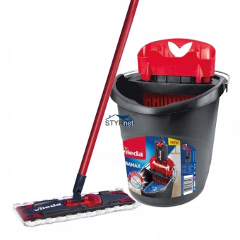 VILEDA ULTRAMAX BOX MOP PŁASKI + WIADERKO