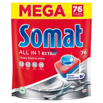 Tabletki do zmywarki SOMAT All in 1 Extra 76 szt.