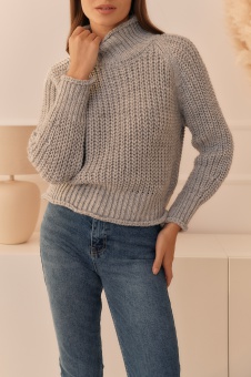Sweter Sue light grey