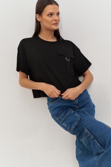 Crop top Sarah black