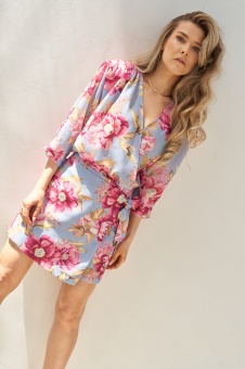 Set Marisol blue peony