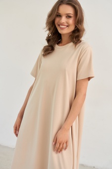 Sukienka maxi Teje beige