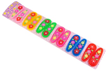 Kolorowe spinki w kwiatki