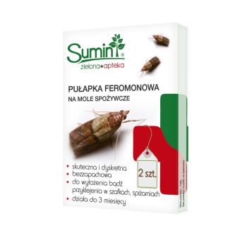 PUŁAPKA FEROMONOWA NA MOLE SPOŻYWCZE 2 szt.