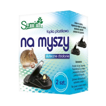 SUMIN ŁAPKA NA MYSZY PLASTIKOWA kpl 2 szt.