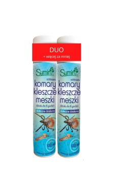 DUOPAK AEROZOL DO ODSTRASZANIA KOMARÓW I KLESZCZY (DEET) 100ml SUMIN