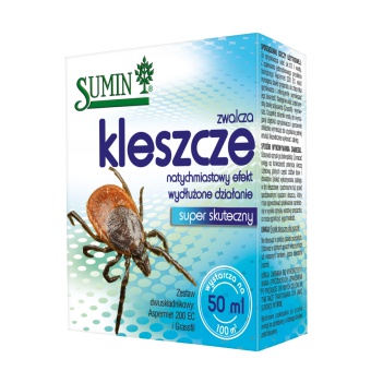 SHOT koncentrat do zwalczania kleszczy w ogrodzie 50 ml SUMIN