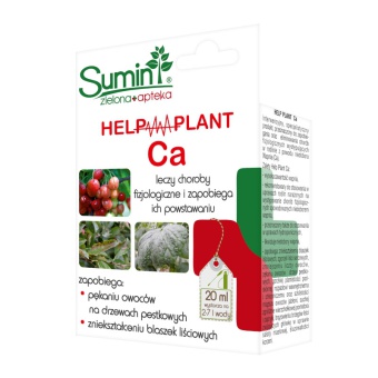 HELP PLANT CA - zapobiega pękaniu owoców na drzewach pestkowych, zniekształceniu blaszek liściowych 20 ml Sumin
