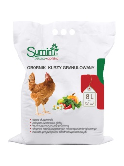 SUMIN OBORNIK KURZY GRANULOWANY - NAWÓZ NATURALNY 8 l