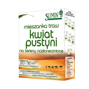 TRAWA NA TERENY SUCHE KWIAT PUSTYNI SAMOZAGĘSZCZAJĄCA 500 g Sumin