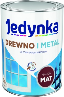 Jedynka Drewno i Metal Mat Mahoń