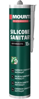 Mounter Professional Silikon sanitarny Antracyt