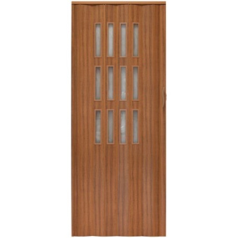 Drzwi harmonijkowe 001S MERBAU MAT G - 100 cm
