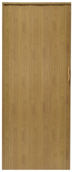 Drzwi harmonijkowe 008P JASNY DĄB MAT G - 80 cm