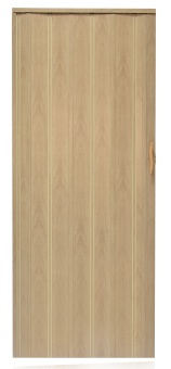 Drzwi harmonijkowe 008P DĄB SONOMA MAT - 90 cm