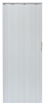 Drzwi harmonijkowe 008P BIAŁY DĄB MAT G - 90 cm